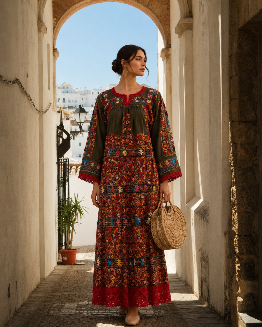 Vestido Gala Monte Albán Modelo